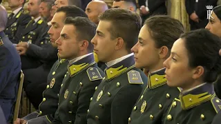 Il Presidente Mattarella incontra una rappresentanza della Guardia di Finanza