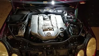 First start of m113k swapped 4matic E500 wagon