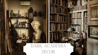"New" Decor Trend - Dark Academia | Dark Academia Home Decor |  And Then There Was Style