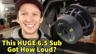 How Loud Can a HUGE 6.5" Subwoofer Get? | SoundQubed HDS2 Sub