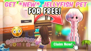 How to get JELLYFISH Pet For FREE In Adopt Me! *No Robux* Its Cxco Twins