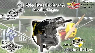 Stinger Engines 20cc Rear Exhaust Gasoline Engine by RCGF Engines