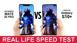 Samsung Galaxy S10 Plus vs Huawei Mate 20 Pro - Real Life Speed Test! [Big Difference?]