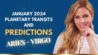 January PREDICTIONS: Planetary Shifts and Transits | ARIES - VIRGO | Vedic Astrology