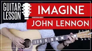 Imagine Guitar Tutorial - John Lennon Guitar Lesson 🎸 |Easy Chords + Guitar Cover|