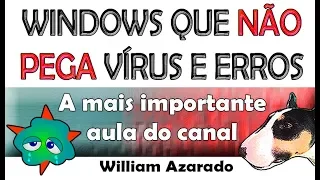 Bloquear Windows para vírus ou falhas.