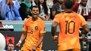 Cody Gakpo Goal vs Qatar  Netherlands vs Qatar 1-0 Highlights  FIFA World Cup 2022