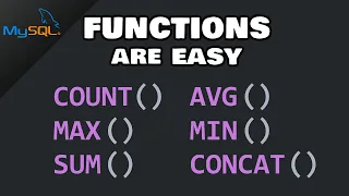 Functions in MySQL are easy