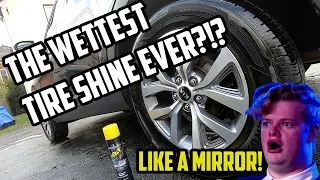 THE WETTEST & BEST TIRE SHINE EVER? | WET Street Legal Tire Shine #MobileDetailing #AutoDetailing