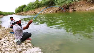FISHING|Fisher Man Catch With Indian Eel Fishes|Murrell/Snake Head Fish Catching|Baam Fishing