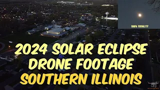 2024 Total Solar Eclipse Drone Footage | Southern Illinois