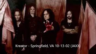 Kreator - Springfield, VA 10-13-02  (JAXX)