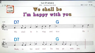 Sun of Jamaica/Goombay dance band💋노래방, 가라오케, 코드 큰 악보,반주,가사💖Karaoke, Sheet Music, Chord, MR