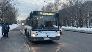 Поездка на ЛиАЗ 4292.60 по 17Р маршруту от «ст.м.Новогиреево» до «Ивановское»