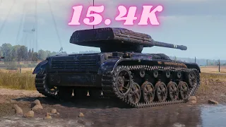 ELC EVEN 90  15.4K Spot + Damage World of Tanks #WOT Tank Game