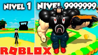 Me Hago Ultra Mega MUSCULOSO 💪 Y Vencemos al BOSS Leon 🦁 Roblox Lifting Simulator Episodio 2