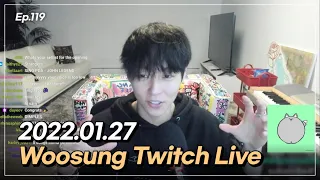 [더로즈/우성] 트위치 라이브 3회 다시보기 | Woosung Twitch Live ep.3 Full(2022/01/27)