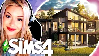 Can I Re-Create This Real Life MODERN House in The Sims 4 Using a Floor Plan? BUILD CHALLENGE