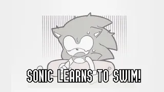 Sonic The Hedgehog Comic Dub: Sonic Learns To Swim!