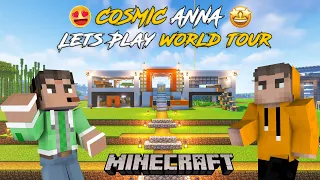 WORLD TOUR OF THE COSMIC BOY ANNA - Minecraft Let's Play Telugu | GMK GAMER