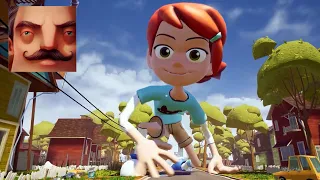 Hello Neighbor - My New Neighbor Ben 10 Big Gwen Tennyson Act 2 Gameplay Walkthrough