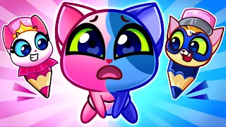 💗 Pink VS Blue Color Battle 💙 Where Is My Favorite Color Song 😻 Purrfect Kids Songs 🎶