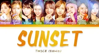 TWICE (트와이스) - SUNSET [Color Coded Lyrics/Han/Rom/Eng]