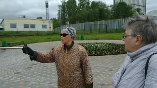 Тротуар на набережной в Новочебоксарске