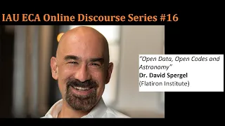 IAU ECA Online Discourse #16 - “Open Data, Open Codes and Astronomy”