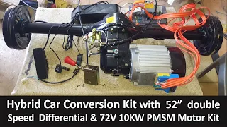 Hybrid Car Conversion kit | 52" rear differentail set | hybrid conversion kit | car conversion kit