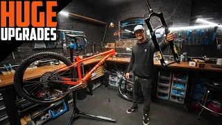 SICK NEW FORKS & RIDING THE NEW HARDTAIL MTB!!