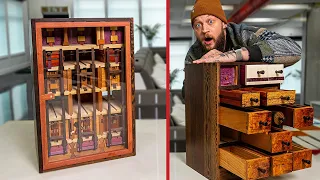 Solving PUZZLE FURNITURE That Belongs in a Museum!!