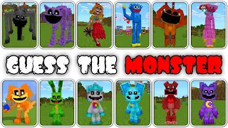 🤯 Guess The MONSTER By VOICE in MINECRAFT PE | Smiling Critters & Poppy Playtime Chapter 3