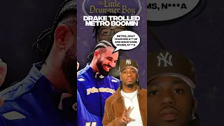 Drake is TROLLING Metro Boomin with Drumming Memes After DISSING Him‼️😭 #shorts #drake #metroboomin