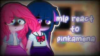 mlp react to pinkamena/purple sugar/lmao my first reaction🌸/warning gore at the end/very short