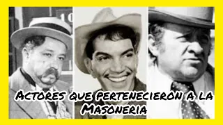 Estos Grandes Actores que pertenecían a Logias Masonicas