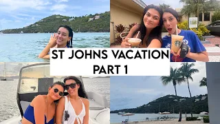 st johns vacation vlog pt.1 | bestie's 21st birthday in the virgin islands!