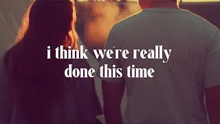 Beth Crowley- I Think We're Really Done This Time (Official Lyric Video)