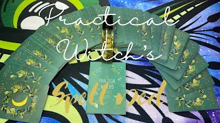 Practical Witch's Spell Deck Unboxing mini review 2021 for readers and witches of all levels!