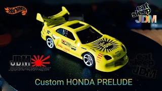 Hot Wheels JDM CUSTOM | HONDA PRELUDE |Grandis Custom