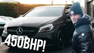 Tuning his A45 AMG to 450BHP!