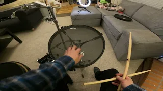 Drum Set Practice Kit | Footblaster | Black Hole | Prologix