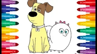 The Secret Life of Pets 2 cartooon coloring Тайная жизнь домашних животных 2 мультик раскраска