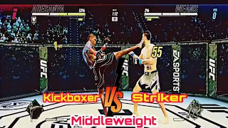 Middleweight UFC Fight - kickboxer vs striker | EA SPORTS UFC Mobile 2 gameplay | Part 1