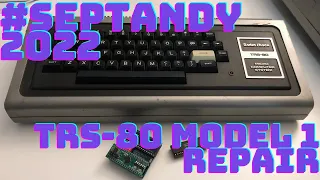 Repairing a TRS-80 Model 1 with help from the ROMulator: #SepTandy