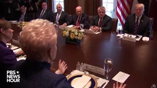 WATCH: President Trump meets with Baltic State leaders at the White House