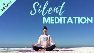 5 Minute Guided Meditation for Beginners | Silent Meditation