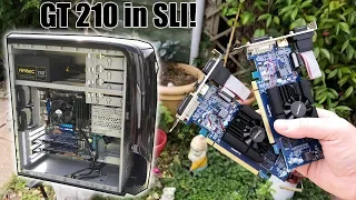 The GT 210 SLI Hack!