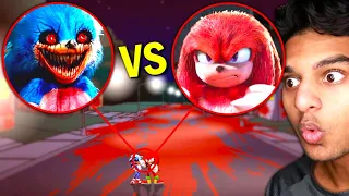 If You See SONIC.EXE vs KNUCKLES, RUN AWAY FAST!! *CURSED SONIC.EXE ANIMATIONS*