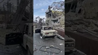 В Ізюмі, Харківській області, під час обстрілу російських військ зруйновано лікарню